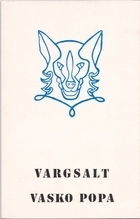 Cover for Vasko Popa · Vargsalt (Book) (1981)