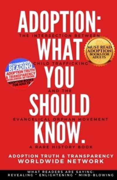 Cover for Rare Adoption Books · Adoption: What You Should Know - An Orphan's Research (Paperback Book) (2020)