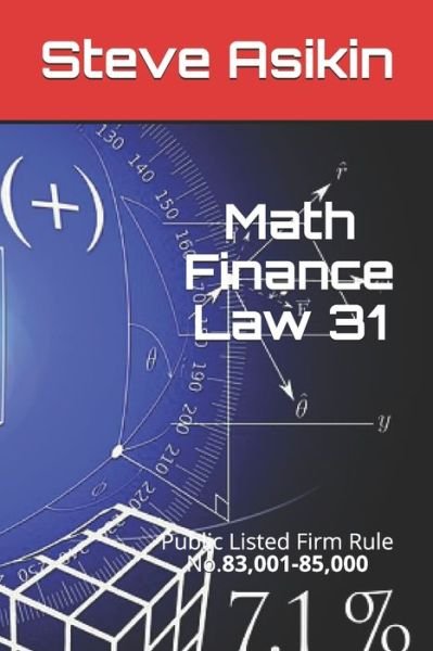 Cover for Steve Asikin · Math Finance Law 31 (Paperback Book) (2020)