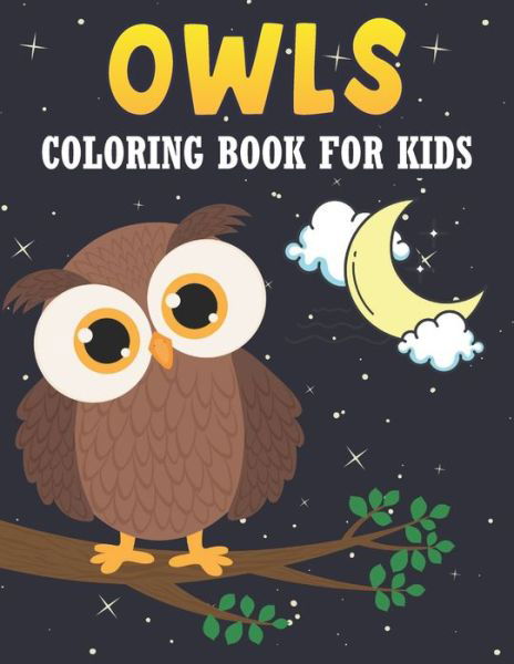 Cover for Rr Publications · Owls Coloring Book For Kids (Paperback Bog) (2021)