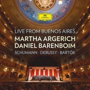 Cover for Argerich / Barenboim · Schumann / Debussy / Bartok / Live From (CD) (2016)