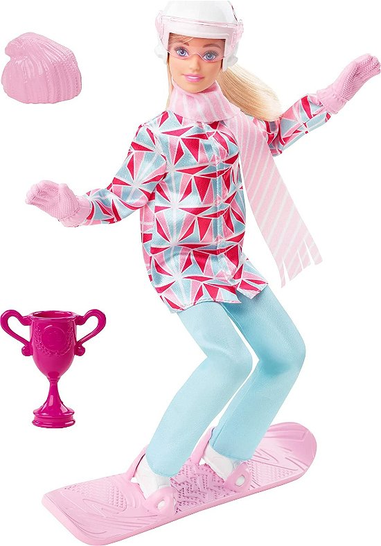 Cover for Barbie · Barbie I Can Be Made to Move Snowboarder Doll (MERCH) (2022)