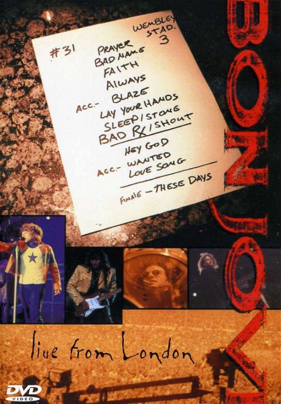 Cover for Bon Jovi · Live From London (DVD) (2004)