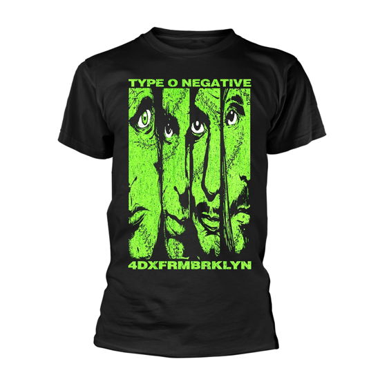 Cover for Type O Negative · Faces (T-shirt) [size L] [Black edition] (2021)