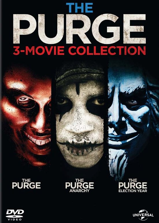 Cover for The Purge  3 Movie Collection · The Purge 1 to 3 (DVD) (2016)