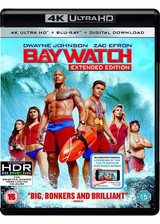 Baywatch - Baywatch 4k Uhd+bd+uv - Filmy - Paramount Pictures - 5053083117634 - 25 września 2017