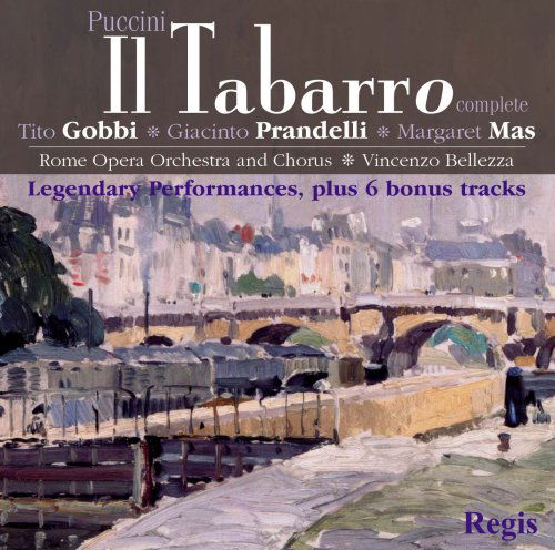 Il Tabarro - G. Puccini - Música - REGIS - 5055031312634 - 25 de junho de 2013