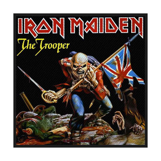 Iron Maiden Standard Woven Patch: The Trooper (Retail Pack) - Iron Maiden - Fanituote - PHD - 5055339724634 - maanantai 19. elokuuta 2019