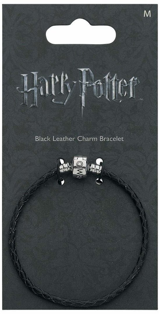 Cover for Harry Potter · Harry Potter: Black Leather Charm Bracelet 20 Cm (Braccialetto) (MERCH) (2019)
