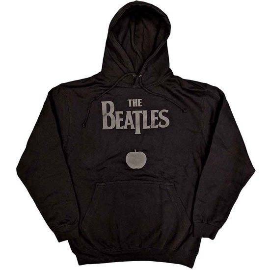 The Beatles Unisex Pullover Hoodie: Drop T Logo & Apple (Hi-Build) - The Beatles - Produtos -  - 5056561061634 - 