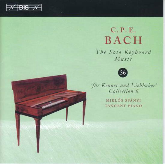 Cover for Bach,c.p.e. / Spanyi · Solo Keyboard Music 36 (CD) (2018)