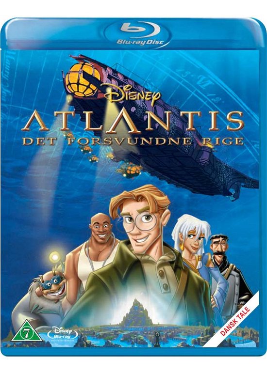 Cover for Disney · Atlantis: Det Forsvundne Rige (Blu-ray) (2021)