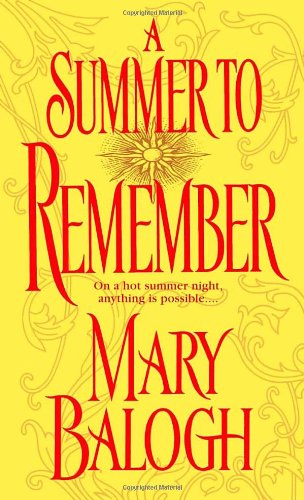 Cover for Mary Balogh · A Summer to Remember (Bedwyn Saga) (Paperback Book) (2003)