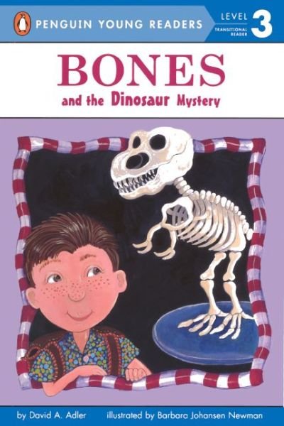 Cover for David A. Adler · Bones and the Dinosaur Mystery (Turtleback School &amp; Library Binding Edition) (Puffin Easy-to-read: Level 2 (Pb)) (Hardcover Book) (2009)