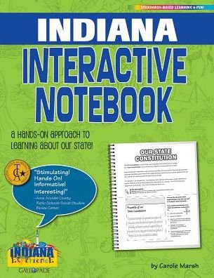Cover for Carole Marsh · Indiana Interactive Notebook : A Hands-On Approach to Learning About Our State! (Paperback Book) (2017)
