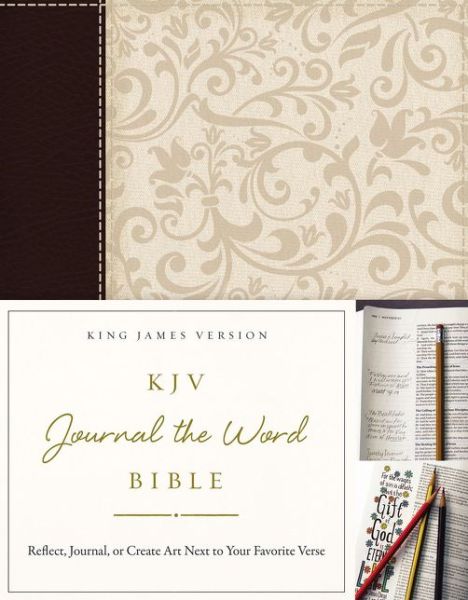 Cover for Thomas Nelson · KJV, Journal the Word Bible, Leathersoft, Brown / Cream, Red Letter Edition: Reflect, Journal, or Create Art Next to Your Favorite Verses (Paperback Book) (2016)