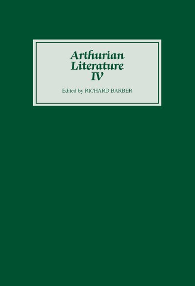 Cover for David Dumville · Arthurian Literature IV - Arthurian Literature (Gebundenes Buch) (1985)