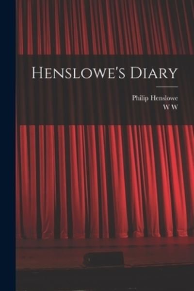 Cover for Philip Henslowe · Henslowe's Diary (Book) (2022)