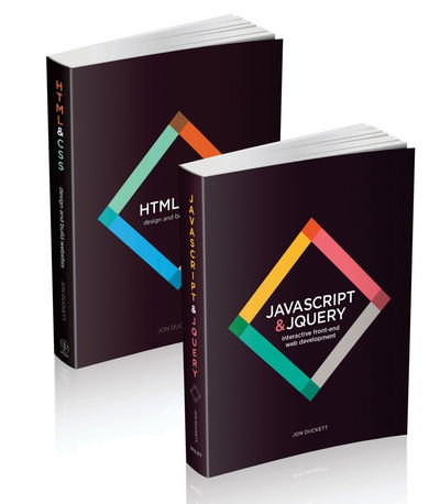 Cover for Jon Duckett · Web Design with HTML, CSS, JavaScript and jQuery Set (Inbunden Bok) (2014)