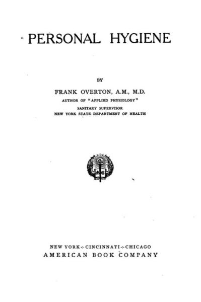 Cover for Frank Overton · Personal hygiene (Paperback Book) (2016)