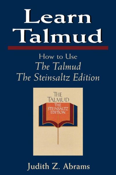 Cover for Judith Z. Abrams · Learn Talmud: How to Use The Talmud (Pocketbok) [The Steinsaltz edition] (1995)