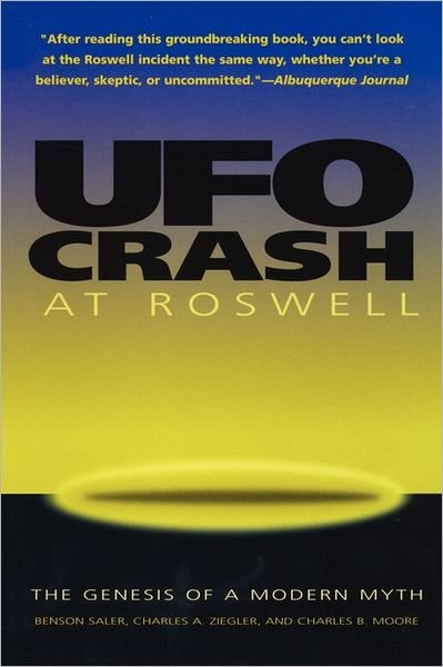 Cover for Benson Saler · UFO Crash at Roswell: The Genesis of a Modern Myth (Pocketbok) (2010)