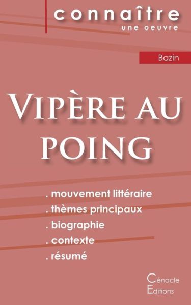 Cover for Hervé Bazin · Fiche de lecture Vipere au poing de Herve Bazin (Analyse litteraire de reference et resume complet) (Paperback Book) (2022)