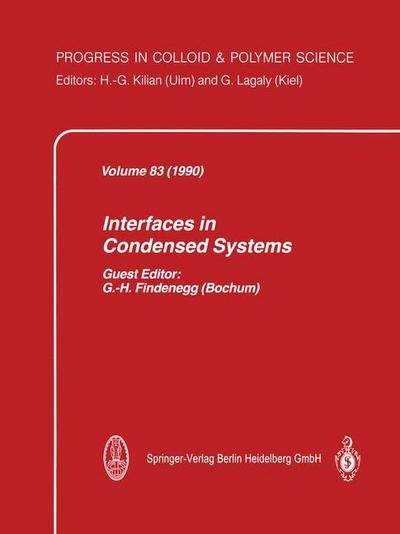 Cover for G Findenegg · Interfaces in Condensed Systems - Progress in Colloid and Polymer Science (Pocketbok) [Softcover reprint of the original 1st ed. 1990 edition] (2013)