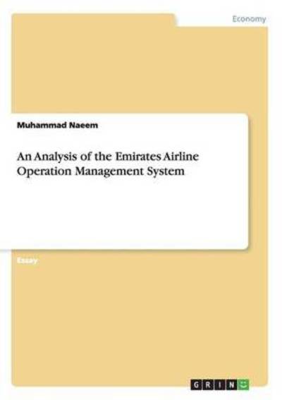 Cover for Naeem · An Analysis of the Emirates Airli (Book)