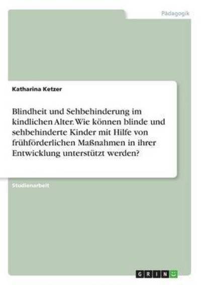 Cover for Ketzer · Blindheit und Sehbehinderung im (Bok)