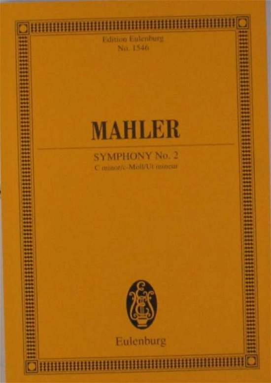 Cover for Mahler · Sinfonie Nr. 2 c-Moll (Bok)