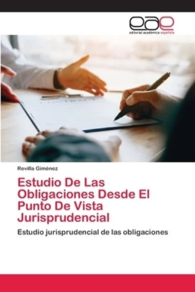 Cover for Giménez · Estudio De Las Obligaciones Des (Bok) (2020)