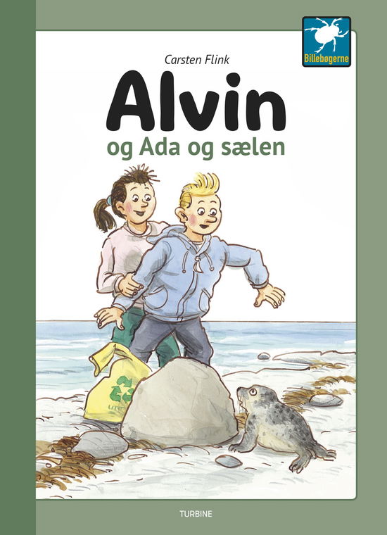 Cover for Carsten Flink · Billebøgerne: Alvin og Ada og sælen (Innbunden bok) [1. utgave] (2019)