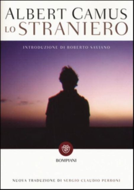 Cover for Albert Camus · Lo Straniero (Bog) (2015)