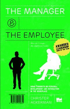 Cover for Christer Ackerman · The manager and the employee (Book) (2014)