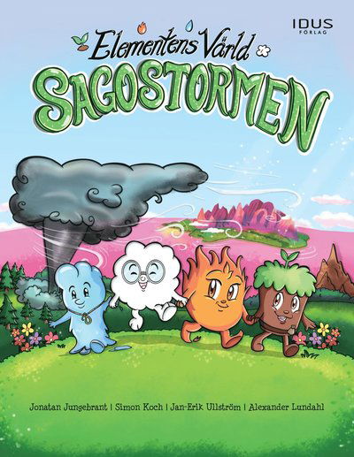 Cover for Jan-Erik Ullström, Simon Koch, Jonatan Jungebrant · Sagostormen (Hardcover Book) (2025)