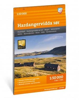 Cover for Calazo · Hardangervidda sør - Mountain map detailed scale (Map) (2023)