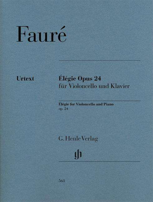 Cover for Fauré · Élégie Opus 24 für Violoncello un (Bog) (2018)