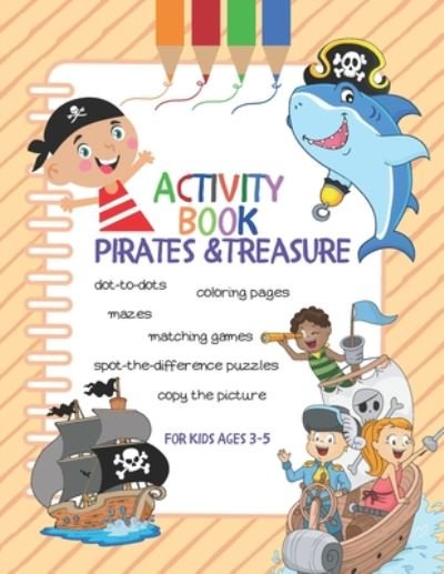 Cover for Aariz McCoy · Activity Book Pirates &amp; Treasure (Paperback Book) (2020)