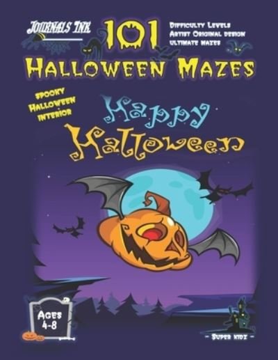 Halloween Maze Book for Kids Ages 4-8 - Sk - Bøger - Independently Published - 9798687094634 - 17. september 2020