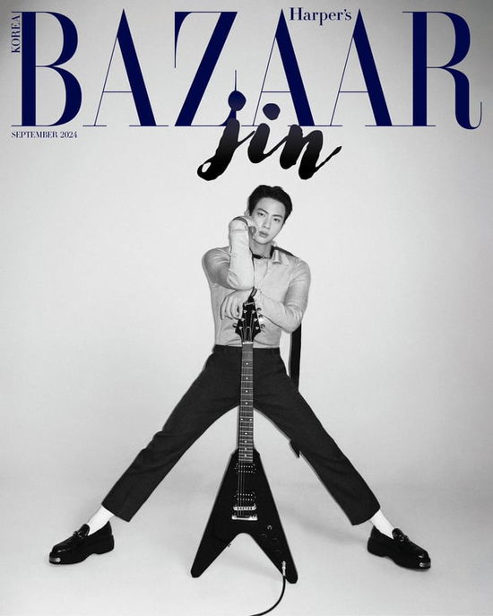 Cover for JIN (BTS) · Bazaar Korea September 2024 (Blad) [C Version] (2024)