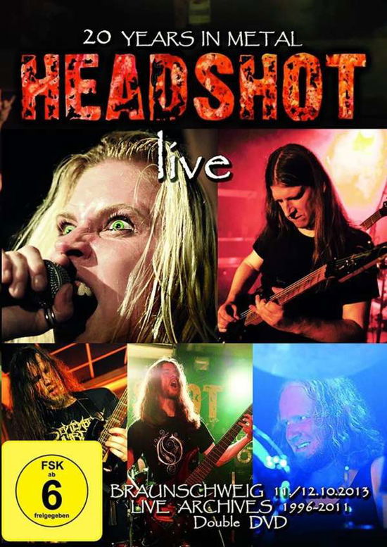 Cover for Headshot · 20 Years in Metal (DVD) (2016)