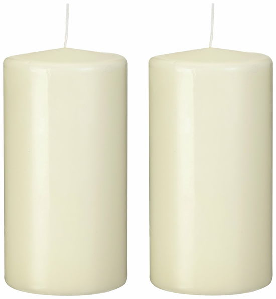 Cover for 2 PAPSTAR Stumpenkerze elfenbein (Legetøj)