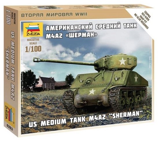 1:100 Us · 1:100 Us-medium Tank M-4a2 Sherman (Toys)
