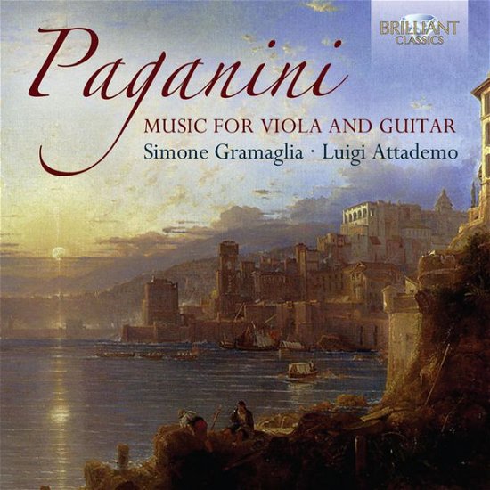 Cover for Luigi Attademo / Simone Gramaglia · Paganini - Music For Guitar And Viola (CD) (2015)