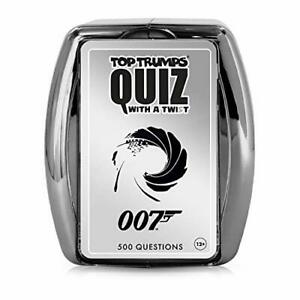 James Bond 007 Top Trumps Quiz - James Bond - Jogo de tabuleiro - TOP TRUMPS - 5036905039635 - 15 de novembro de 2020