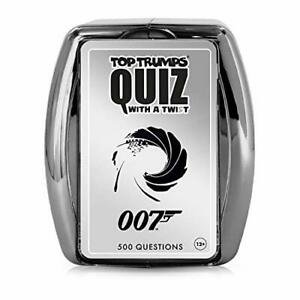 James Bond 007 Top Trumps Quiz - James Bond - Brädspel - TOP TRUMPS - 5036905039635 - 15 november 2020