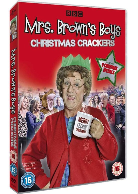 Cover for Mrs Brown's Boys Christmas Crackers (DVD) (2013)