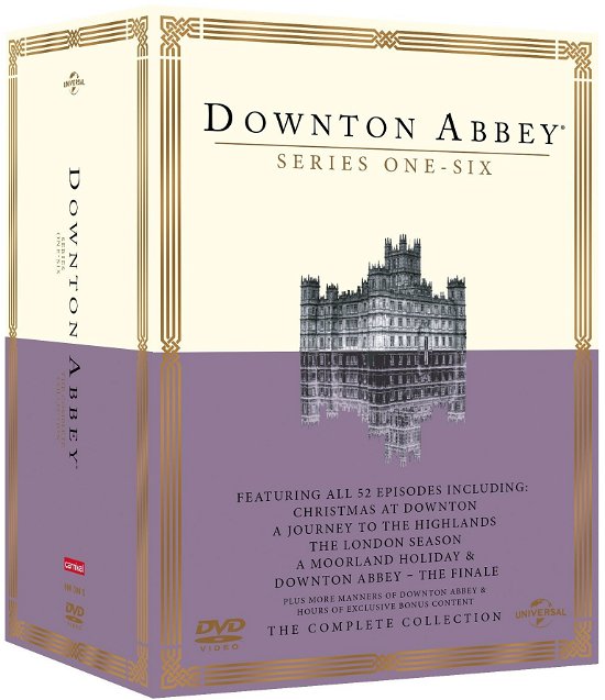 Cover for Carter,bonneville,james-collier,dockery,froggatt,mcshera,nicol,finneran · Downton Abbey - La Collezione Completa (DVD)