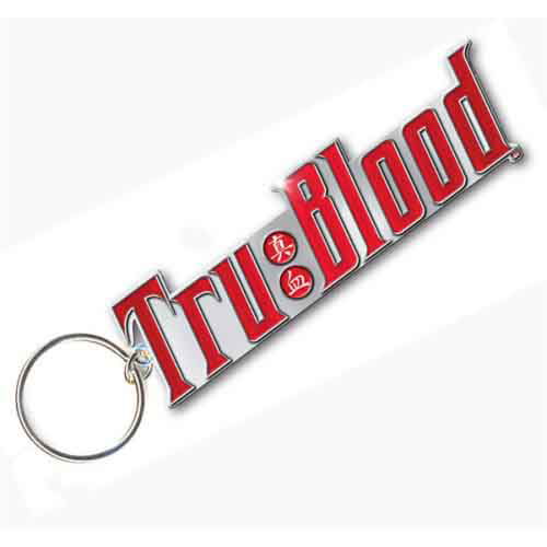 True Blood Keychain: Drink Logo (Enamel In-Fill) - True Blood - Merchandise - Rocket Licensing - 5055295317635 - October 22, 2014
